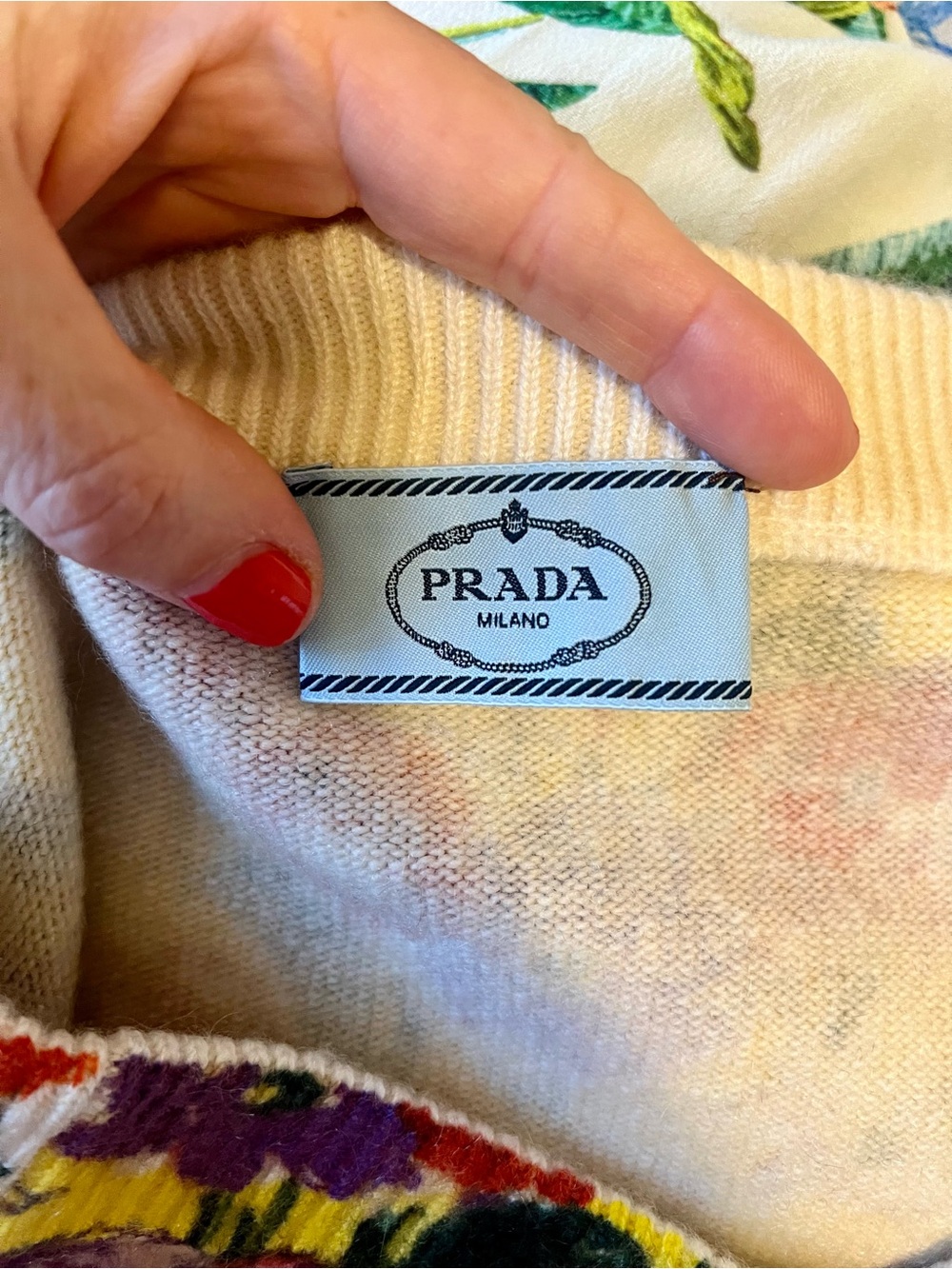 Prada Yellow Floral Pencil Skirt - Picture 11 of 12